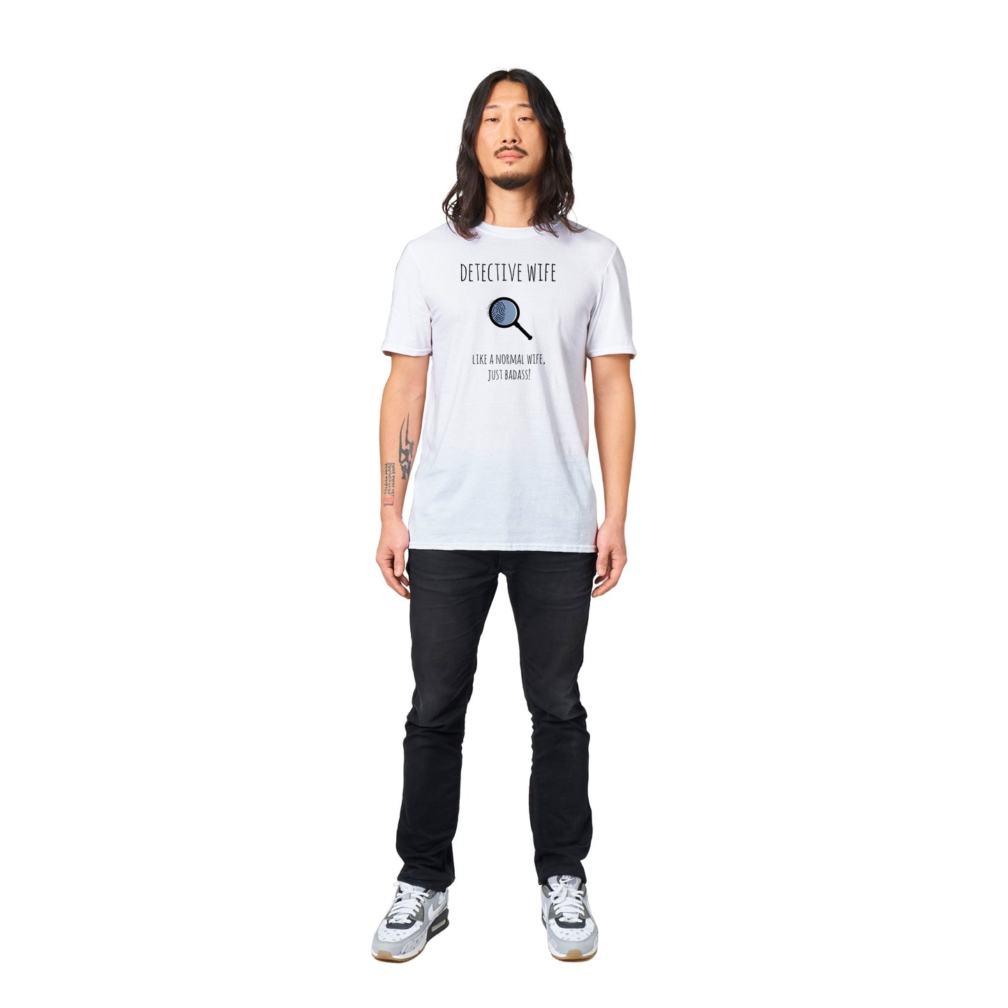 Short-Sleeve Unisex Crewneck T-shirt - Detective Wife. Like A Normal Wife, Just Badass!