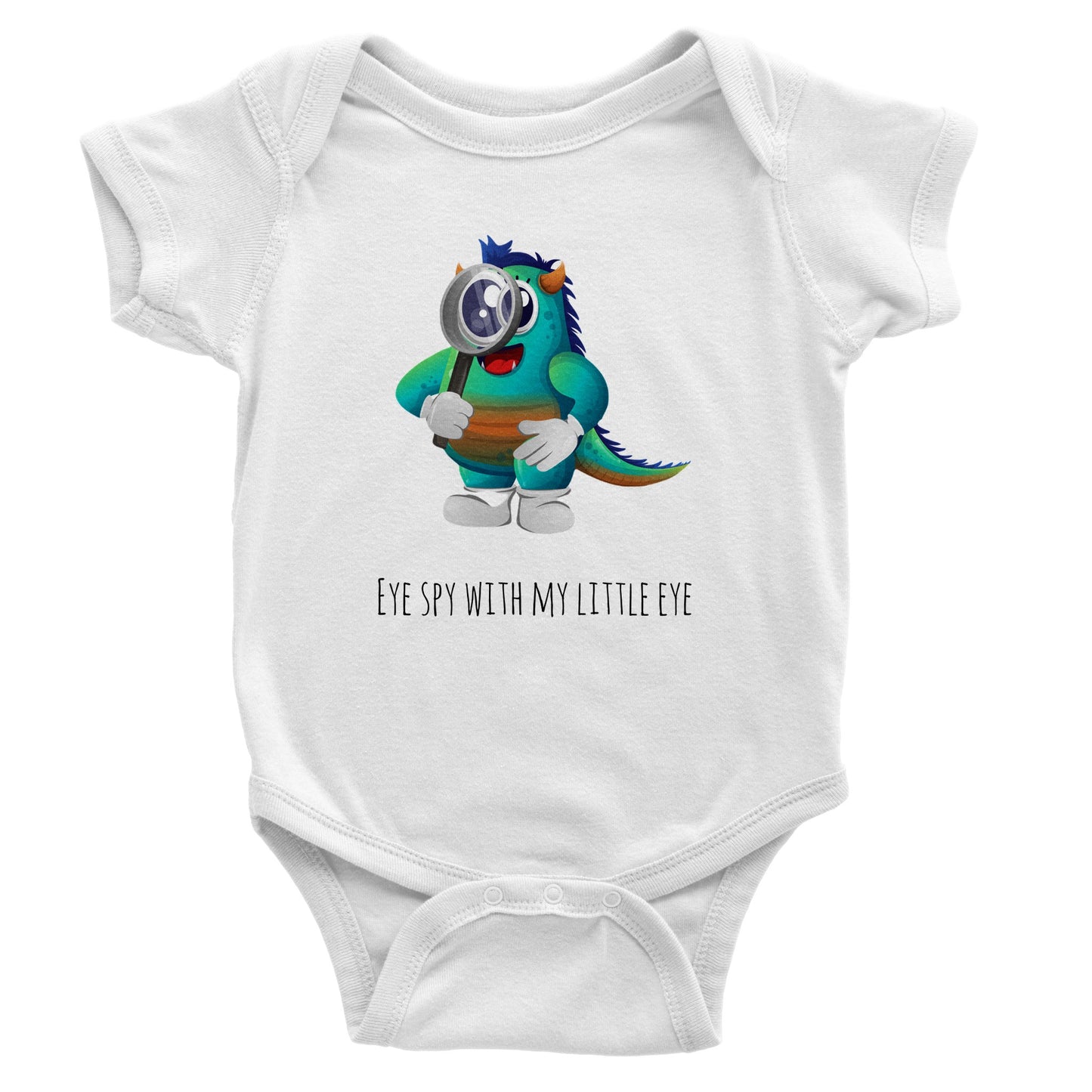 Classic Baby Short Sleeve Bodysuit - Eye Spy With My Little Eye