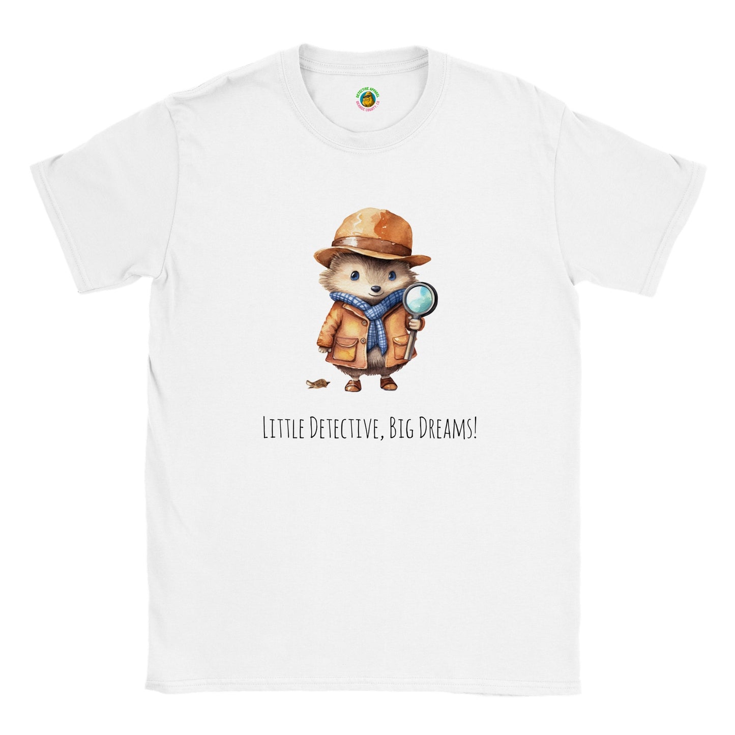 Classic Kids Crewneck T-shirt - Little Detective, Big Dreams!