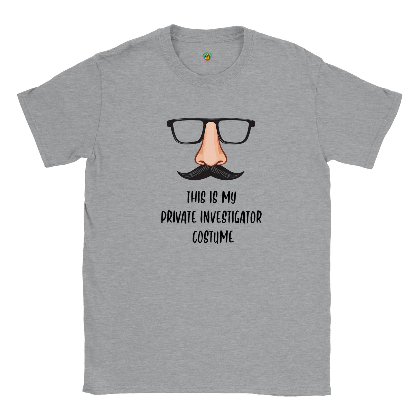 Short-Sleeve Unisex Crewneck T-shirt - This Is My Private Investigator Costume.