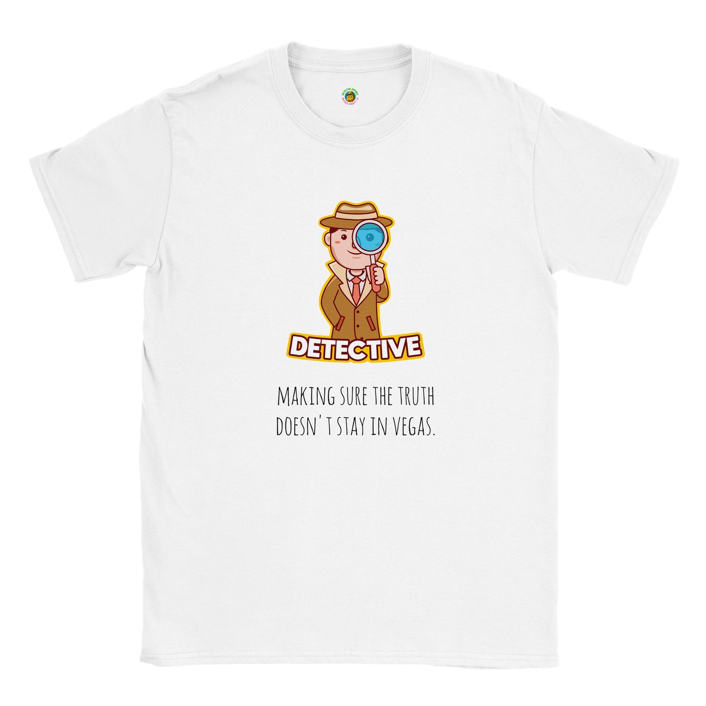 Short-Sleeve Unisex Crewneck T-shirt - Making Sure the Truth Doesn't Stay In Vegas.