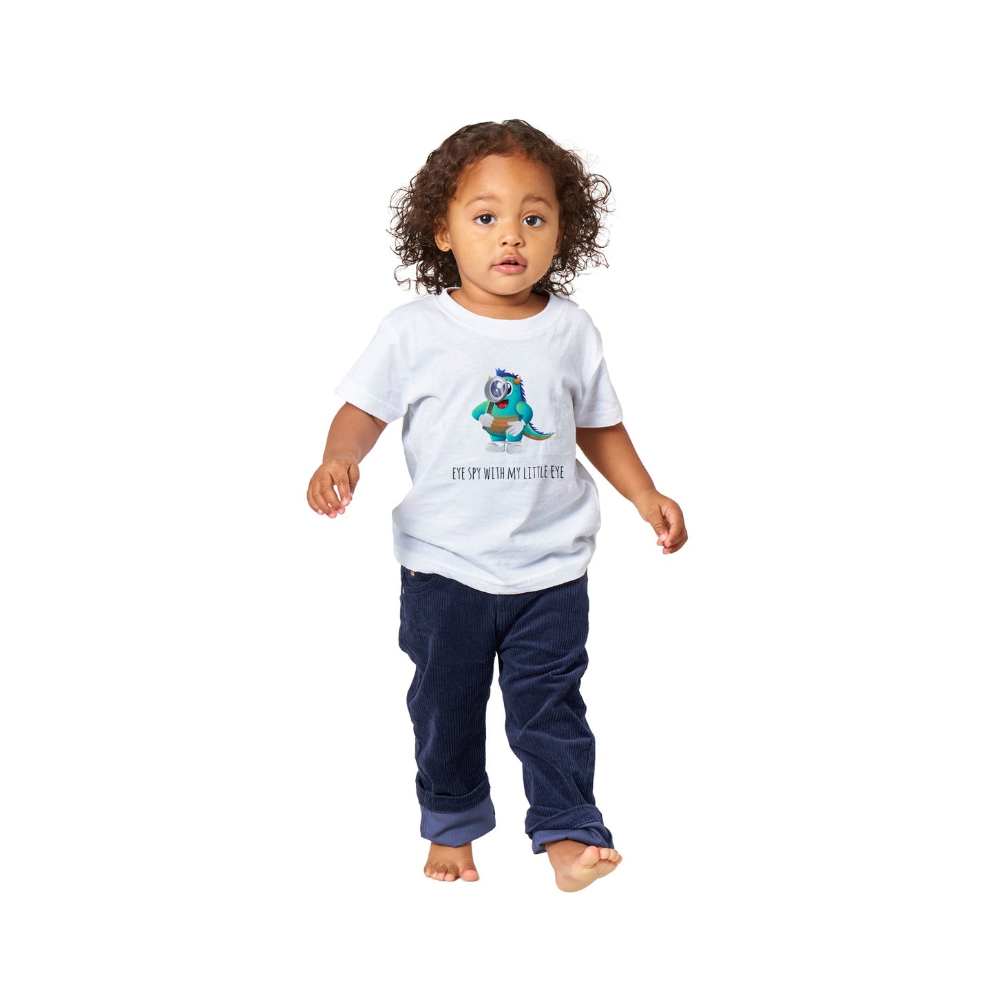 Classic Baby Crewneck T-shirt - Eye Spy With My Little Eye