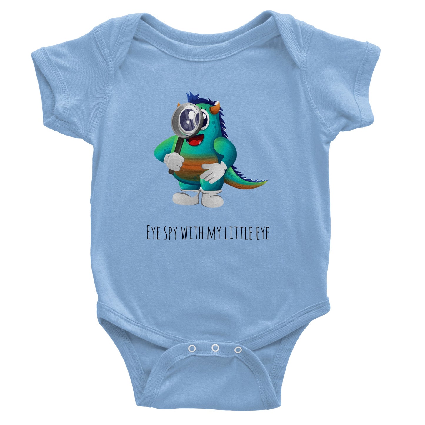 Classic Baby Short Sleeve Bodysuit - Eye Spy With My Little Eye