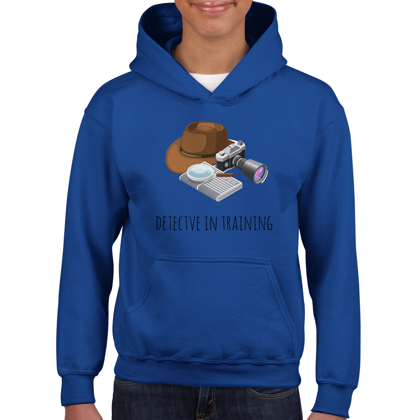 Classic Kids Pullover Hoodie - Detective In Training