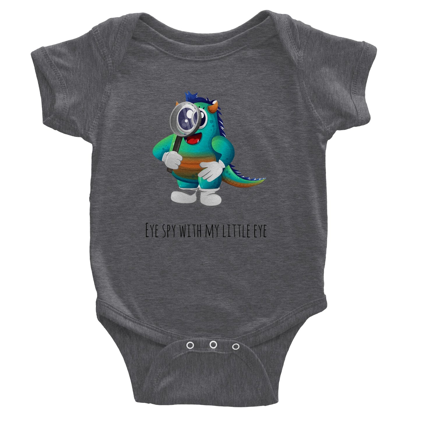 Classic Baby Short Sleeve Bodysuit - Eye Spy With My Little Eye