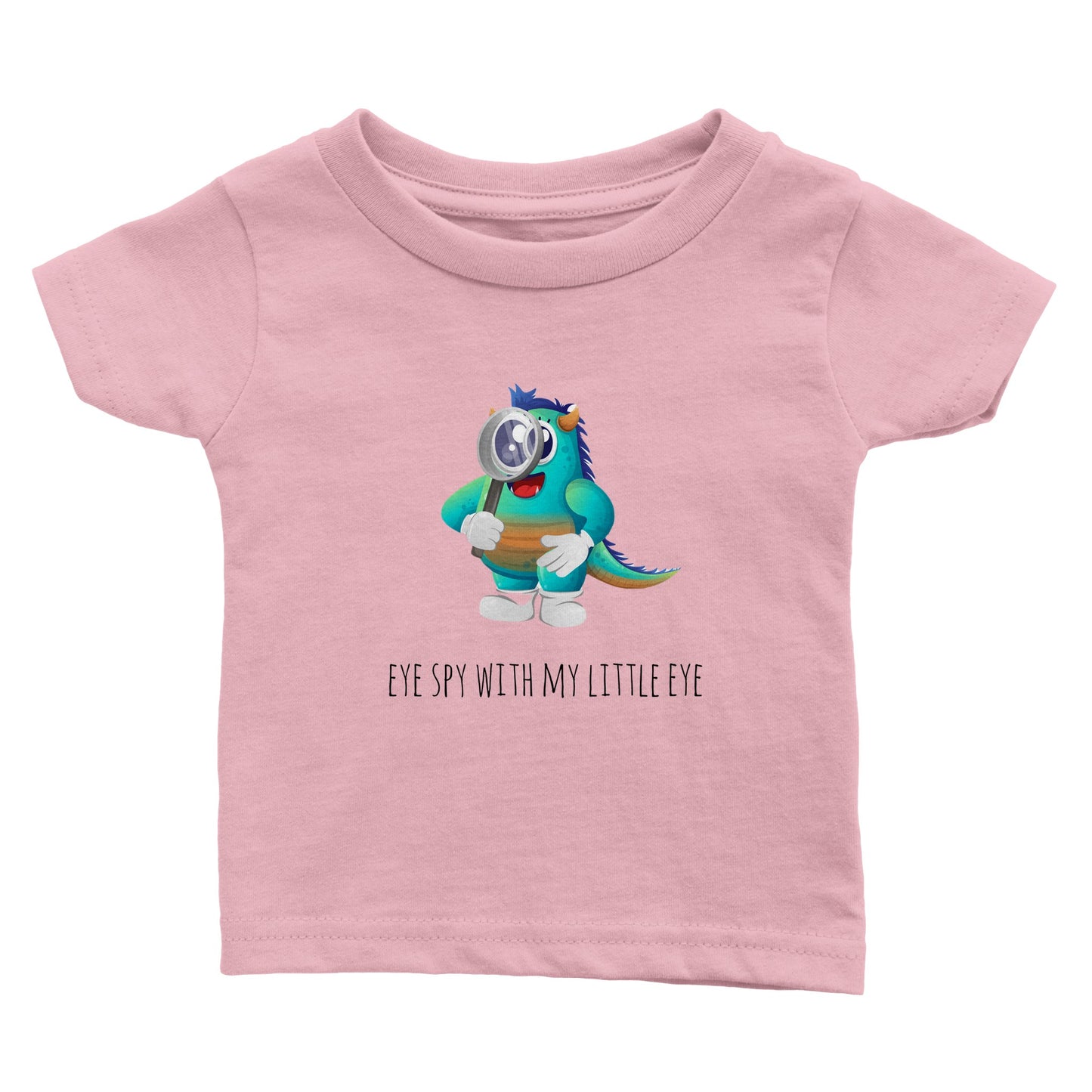 Classic Baby Crewneck T-shirt - Eye Spy With My Little Eye