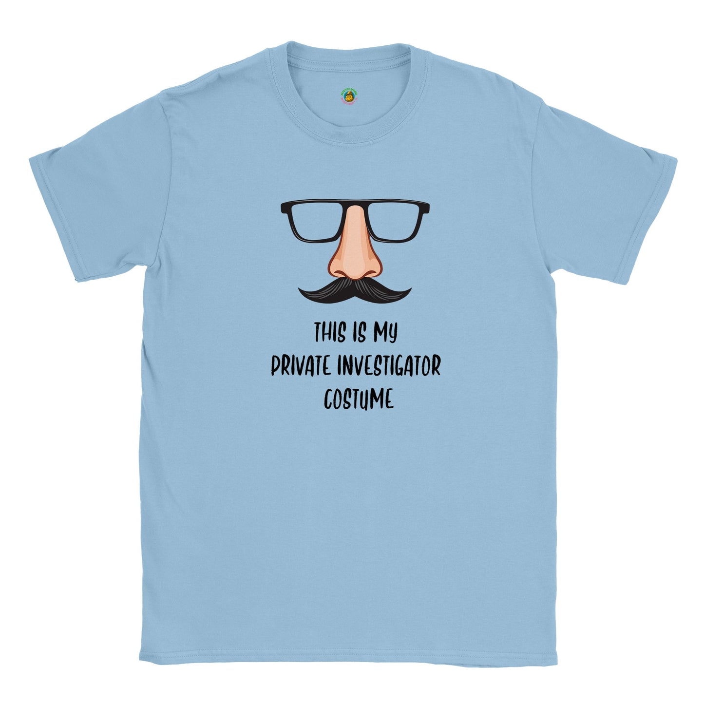 Short-Sleeve Unisex Crewneck T-shirt - This Is My Private Investigator Costume.