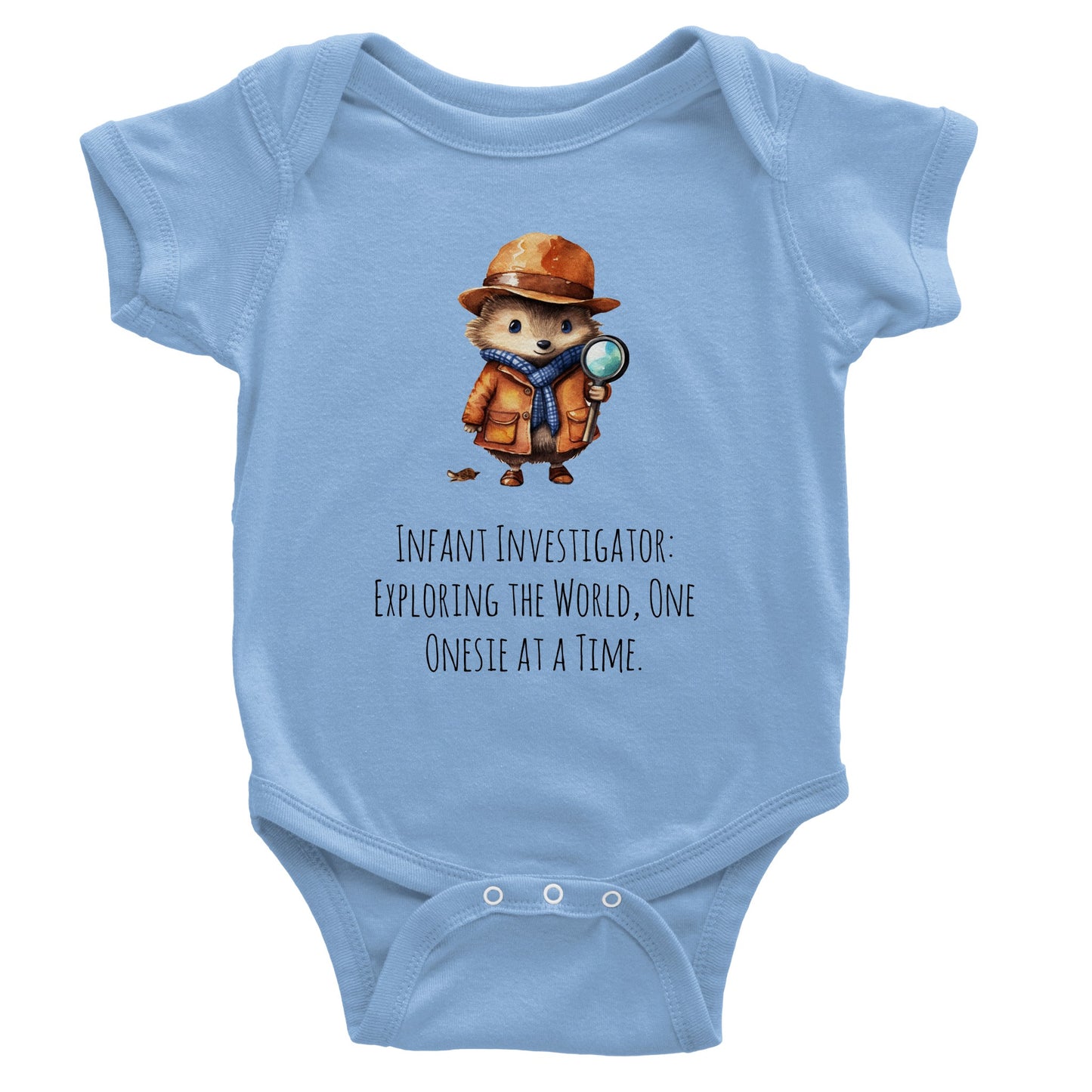 Classic Baby Short Sleeve Bodysuit - Infant Investigator: Exploring The World