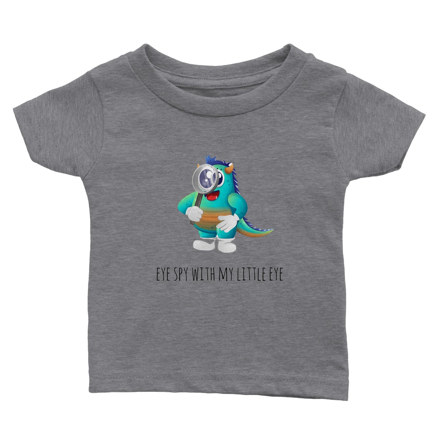 Classic Baby Crewneck T-shirt - Eye Spy With My Little Eye