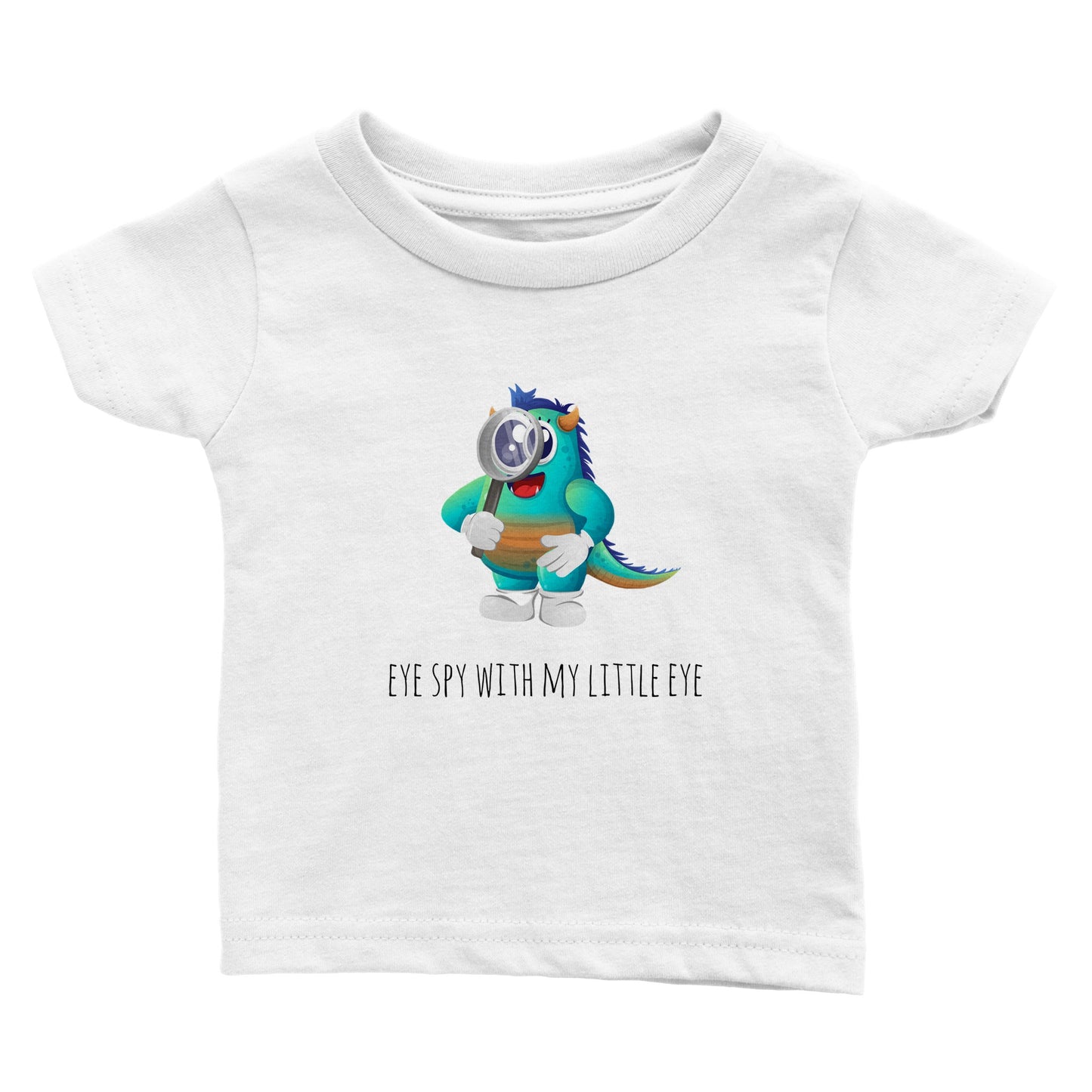 Classic Baby Crewneck T-shirt - Eye Spy With My Little Eye