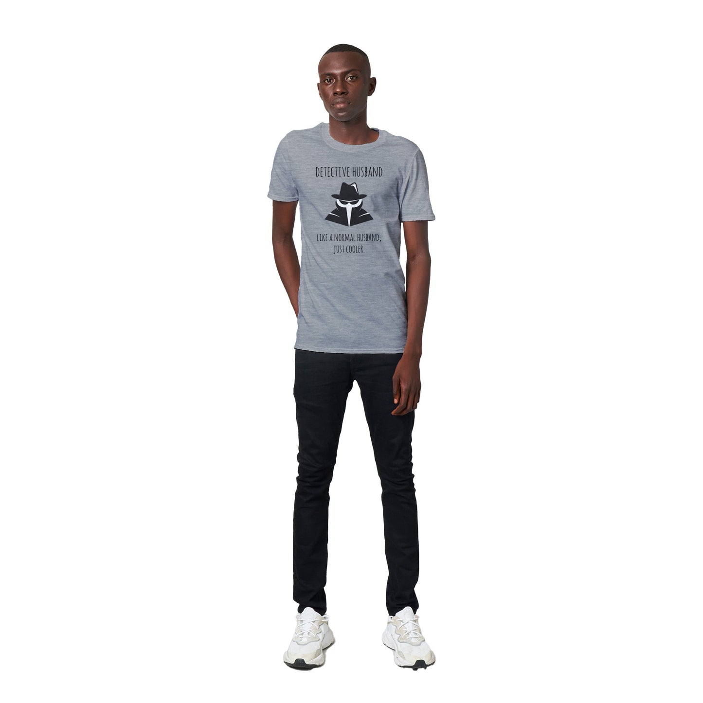Short-Sleeve Unisex Crewneck T-shirt - Detective Husband Like A Normal Husband, Just Cooler.