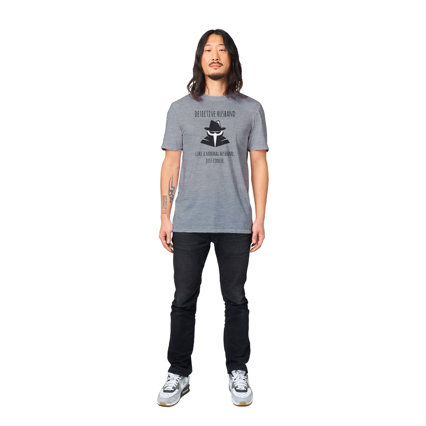 Short-Sleeve Unisex Crewneck T-shirt - Detective Husband Like A Normal Husband, Just Cooler.