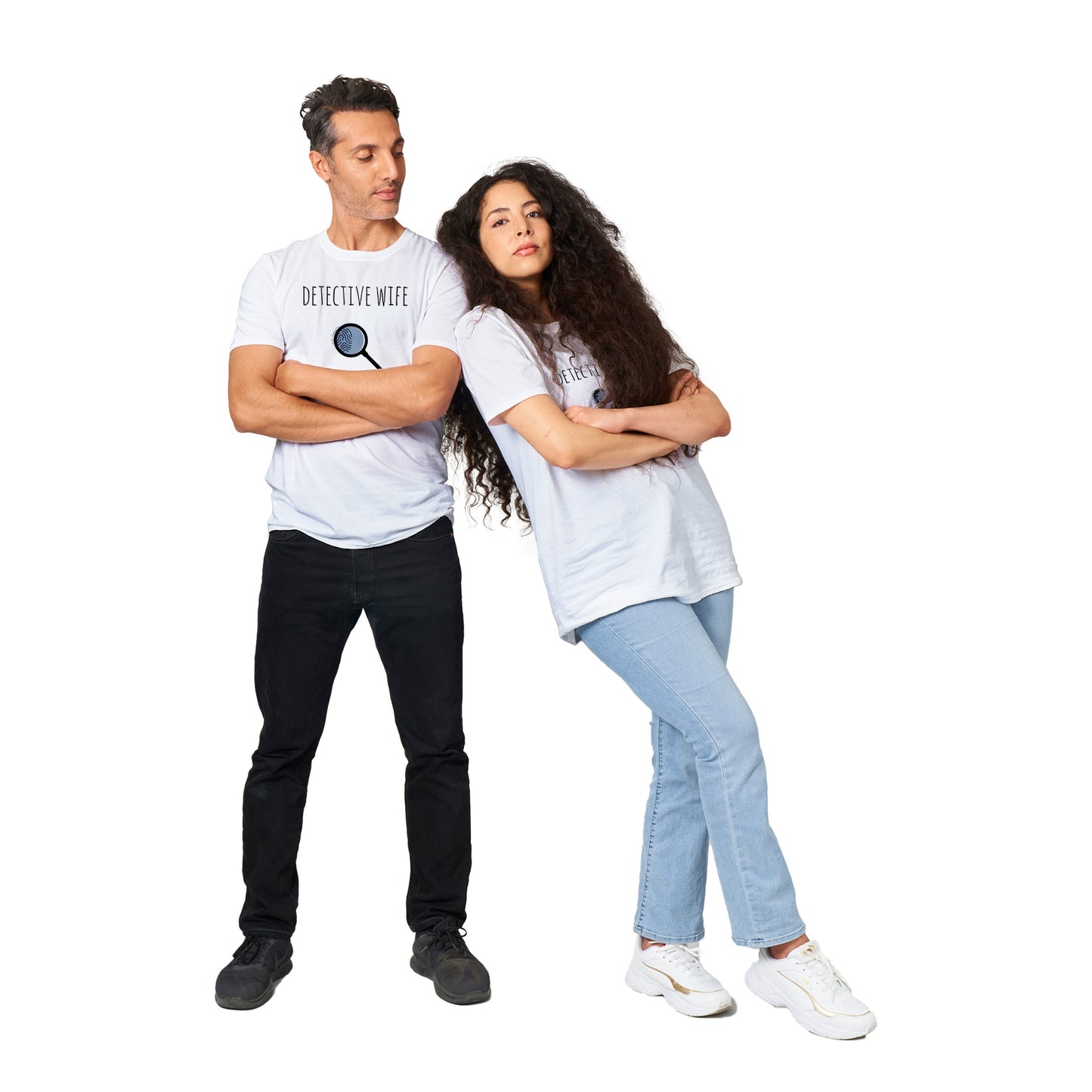 Short-Sleeve Unisex Crewneck T-shirt - Detective Wife. Like A Normal Wife, Just Badass!