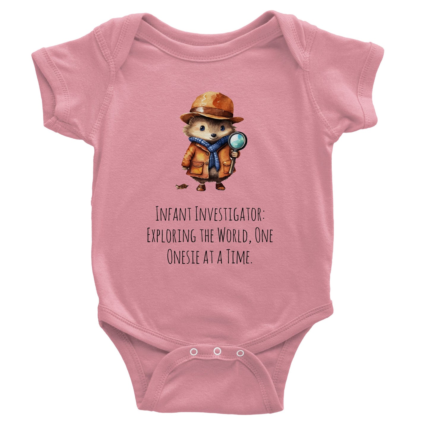 Classic Baby Short Sleeve Bodysuit - Infant Investigator: Exploring The World