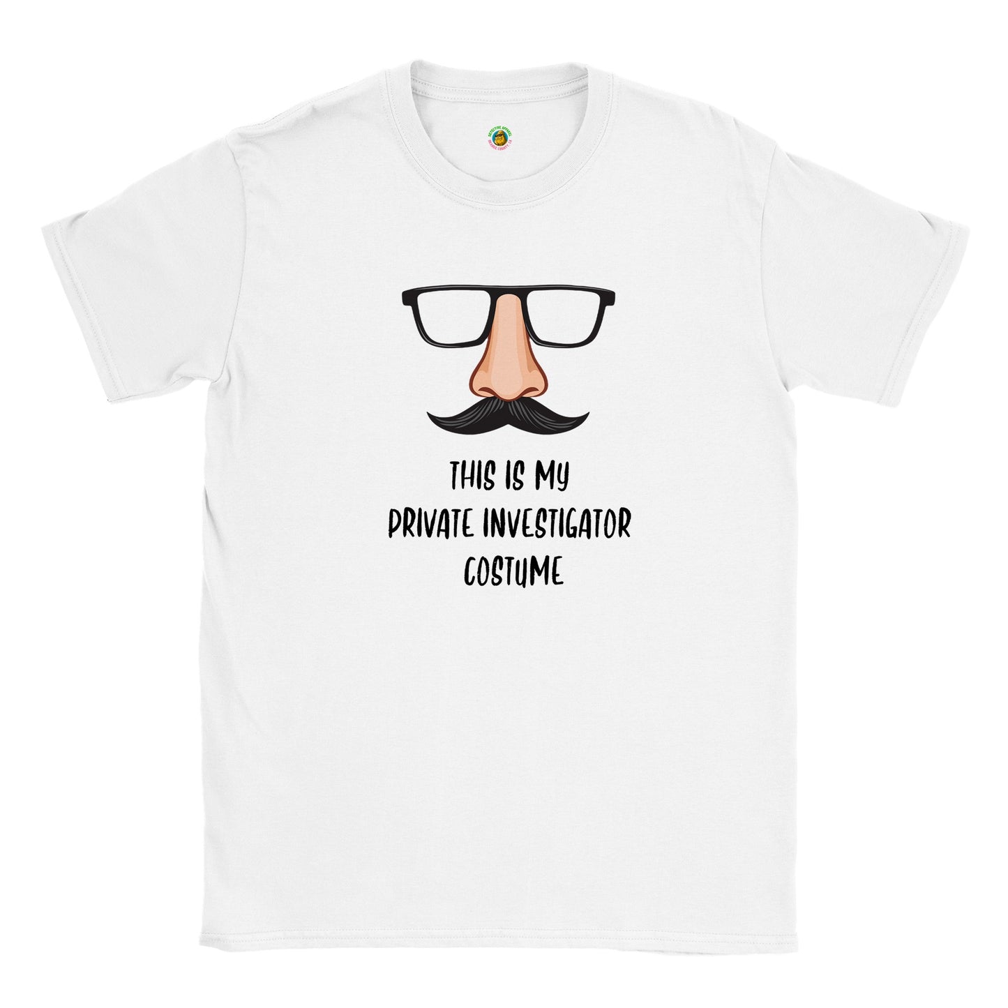 Short-Sleeve Unisex Crewneck T-shirt - This Is My Private Investigator Costume.