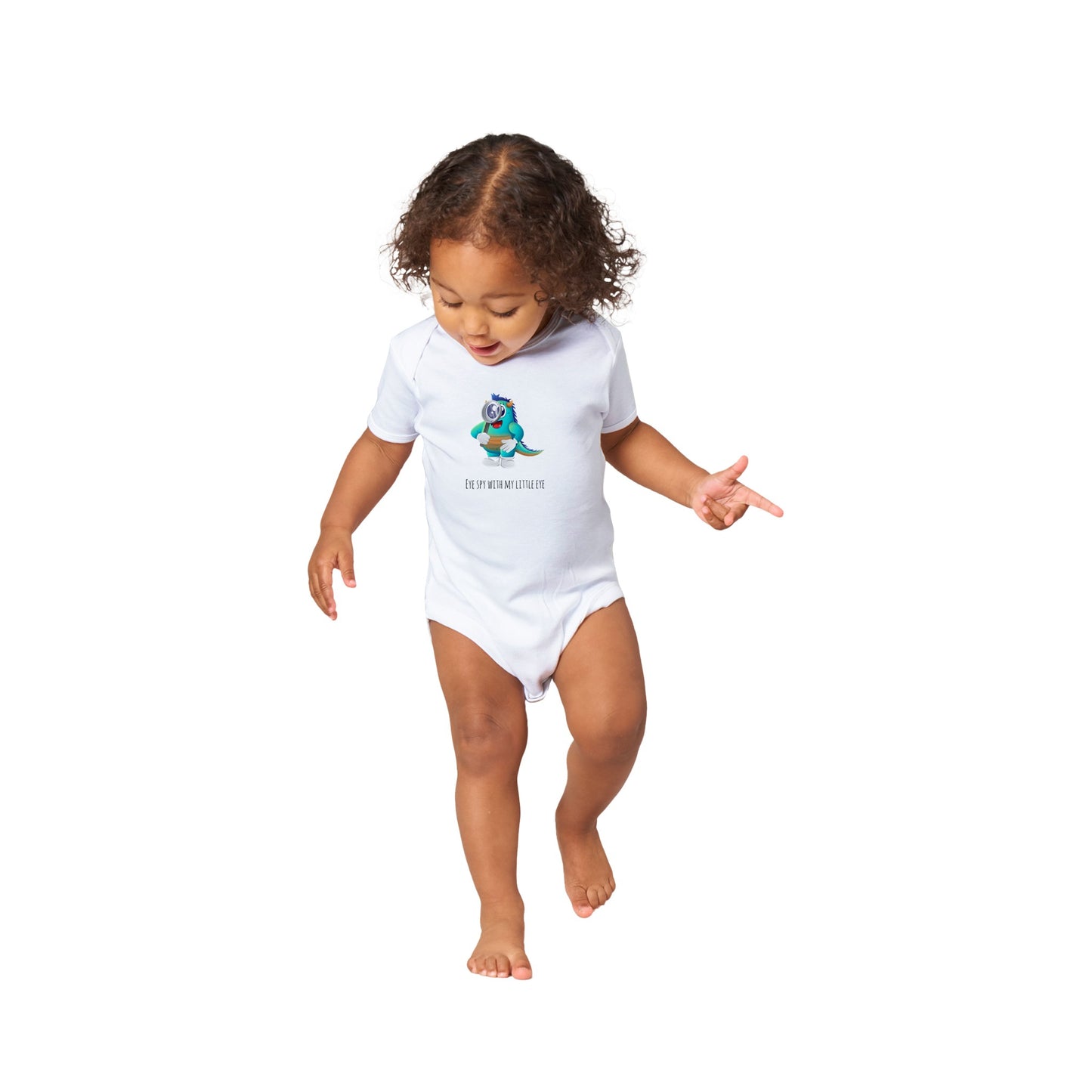 Classic Baby Short Sleeve Bodysuit - Eye Spy With My Little Eye