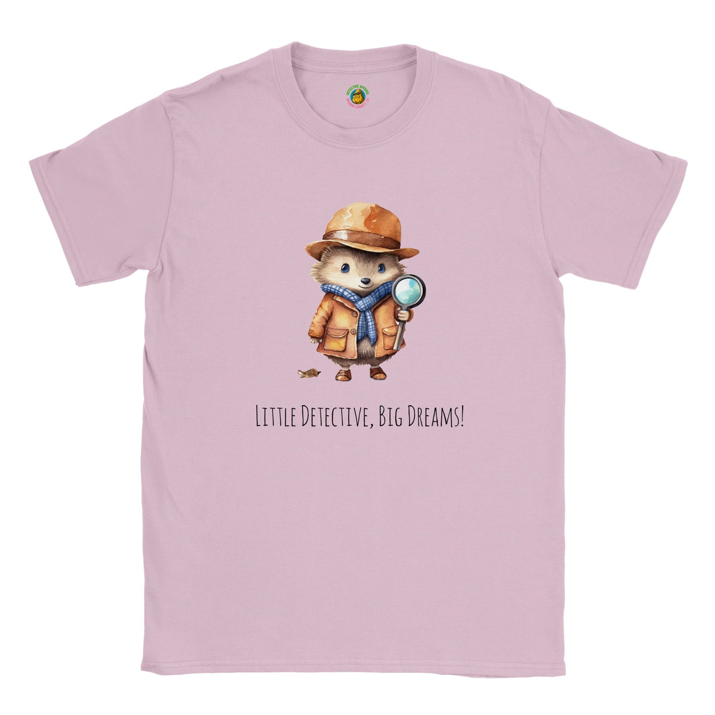 Classic Kids Crewneck T-shirt - Little Detective, Big Dreams!