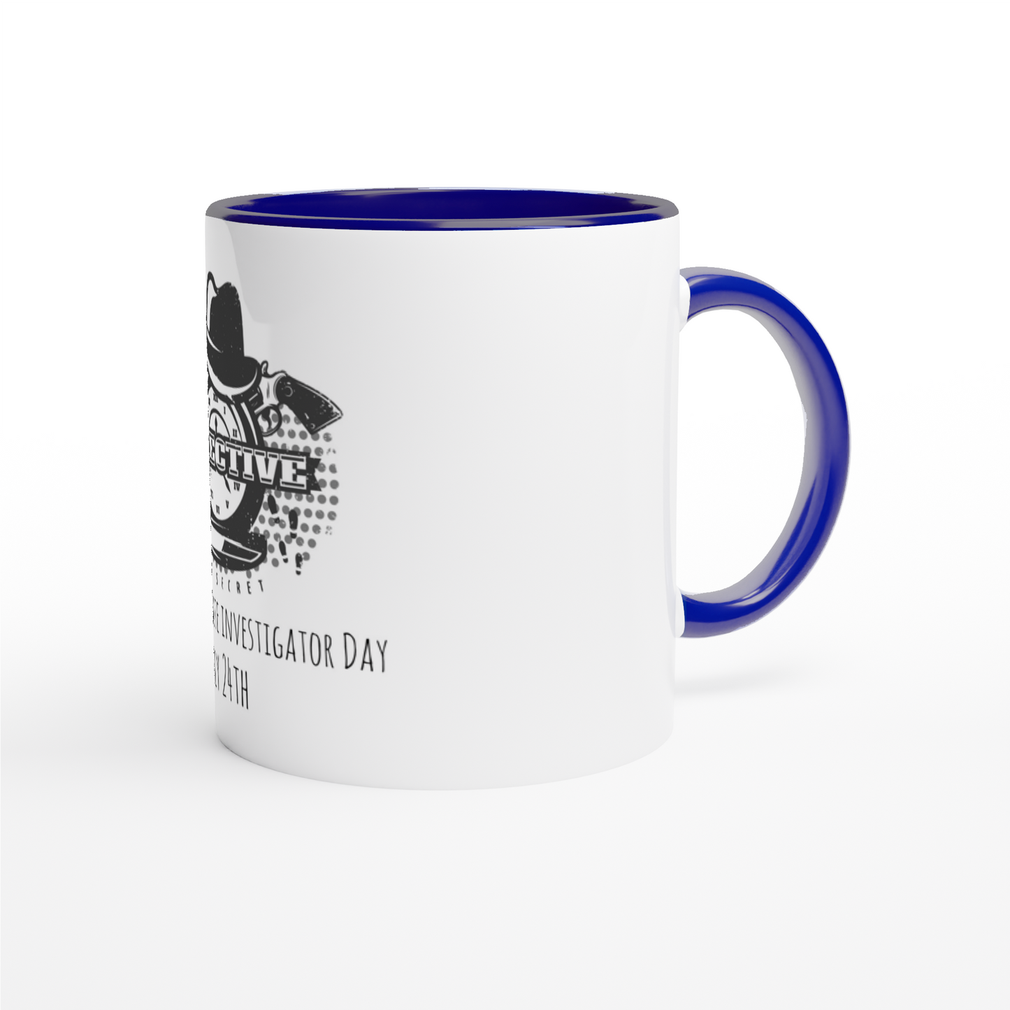 White 11oz Ceramic Mug with Color Inside - National PI Day
